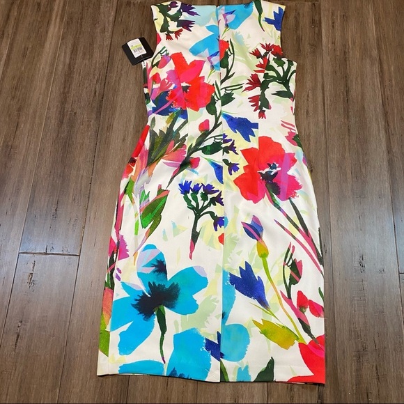 Ellen Tracy floral sheath dress NEW spring - Picture 12 of 12